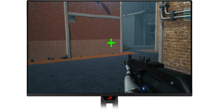 crosshair on screen during gameplay