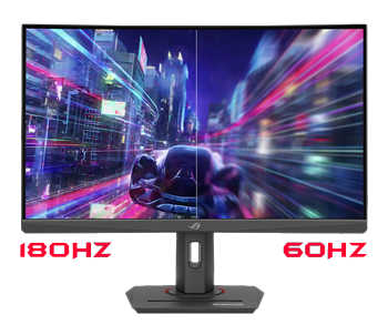 60Hz VS 180Hz Comparison