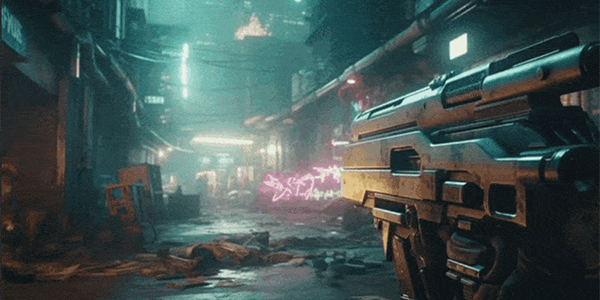 Dark areas of a game brightened up to highlight Dynamic Shadow Boost