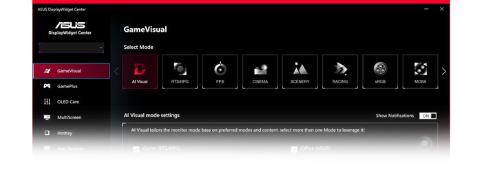 DisplayWidget Center