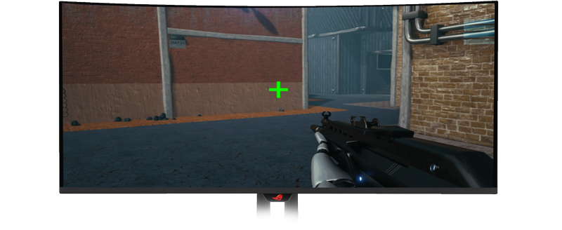 crosshair on screen during gameplay