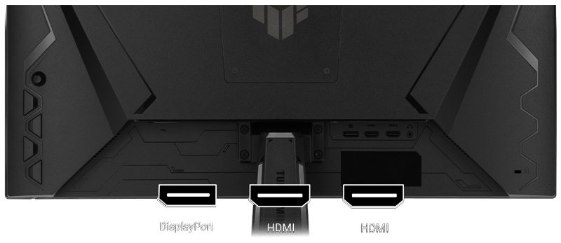 View of rear with i/o icons annotated