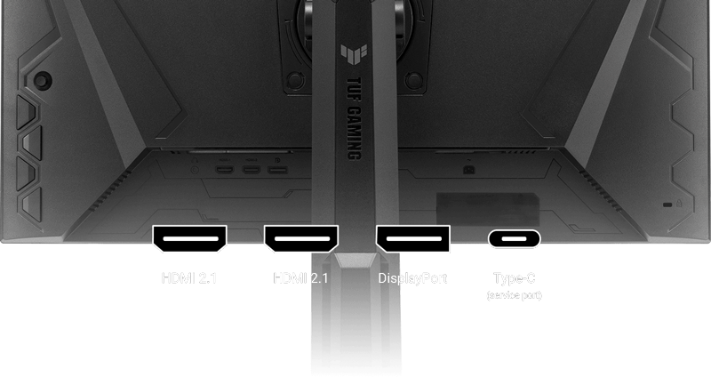 View of rear with i/o icons annotated