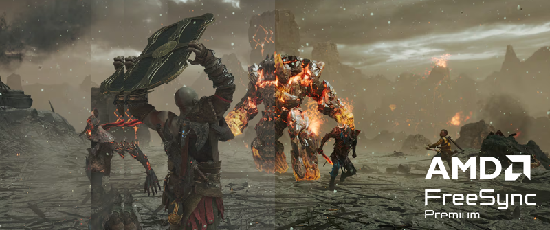Side by side view of jagged and smooth gameplay