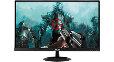 crosshair monitor 75hz freesync 1ms ips fps provides