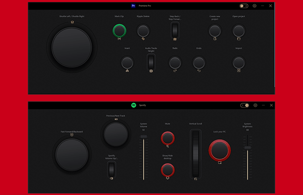 ASUS Control Panel Interface