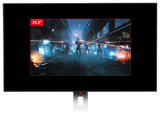 24.5-inch screen ratio adjust