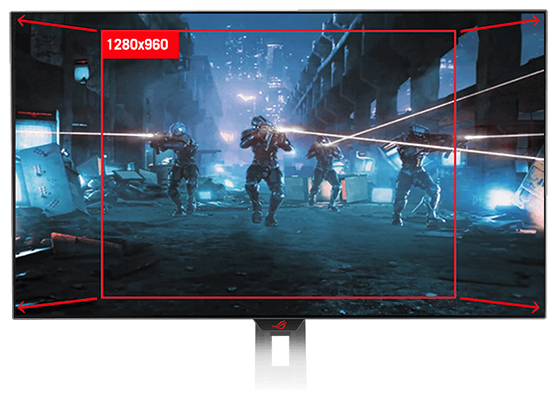 Square full screen ratio adjust