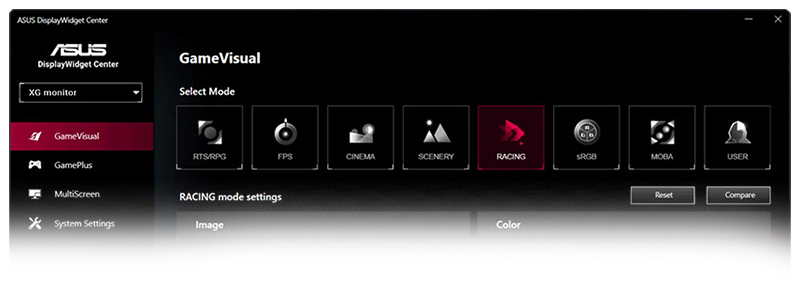 ASUS DisplayWidget Centre
