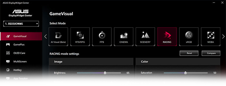 DisplayWidget Center
