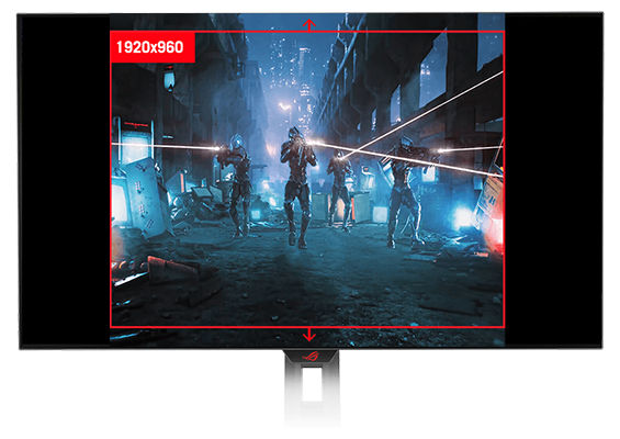Square screen ratio adjust