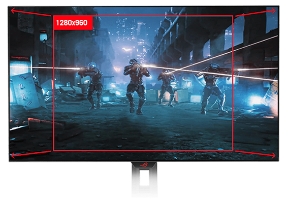 Square screen ratio adjust
