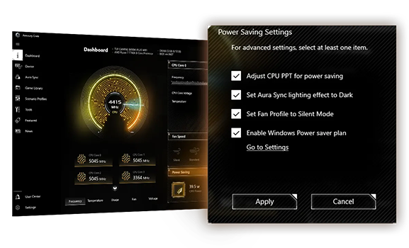 Power Saving Settings.