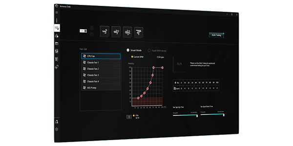 ASUS Fan Xpert 2+ interface.