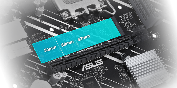 M.2 slot (up to 32 Gbps)