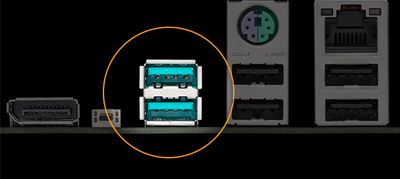 Rear USB 10Gbps Type-A