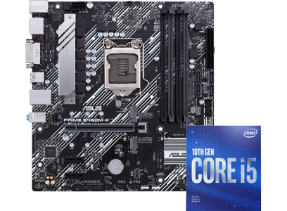 Intel Core i5 10400F CPU & ASUS PRIME B460M-A Motherboard