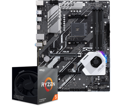 AMD Ryzen 5 3600 CPU & ASUS PRIME X570-P Motherboard Bundle