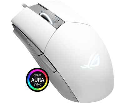 Asus Rog Strix Impact Ii Moonlight White Ambidextrous Optical Gaming Mouse Ln 90mp02c0 Bmua00 Scan Uk