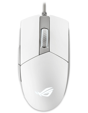 ROG Strix Impact II Moonlight White RGB Ambidextrous Gaming Mouse