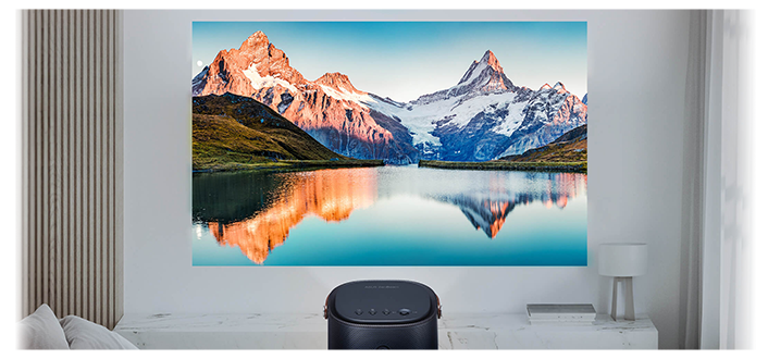 Projecteur Portable ASUS ZenBeam Latte - 300 Lumens, 720p - Batterie Integrée - Haut-parleur Harman Kardon