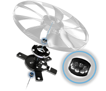 DUAL Ball Fan Bearings