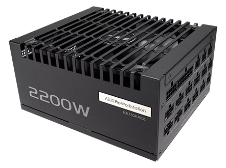2200W Pro WS Platinum ATX 3.1 Power Supply from ASUS