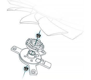 dual ball fan bearings