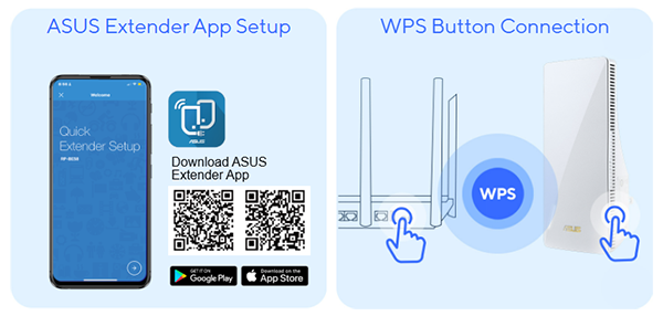 ASUS Extender mobile app setup