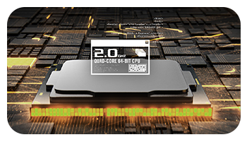 quad-core 64-bit CPU