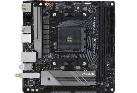 ASRock B550M-ITX/ac AMD Ryzen Mini-ITX Motherboard