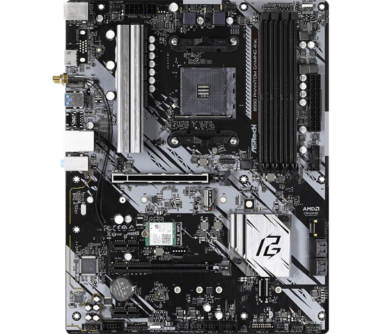 ASRock B550 Phantom Gaming 4/ac AMD Ryzen ATX Motherboard