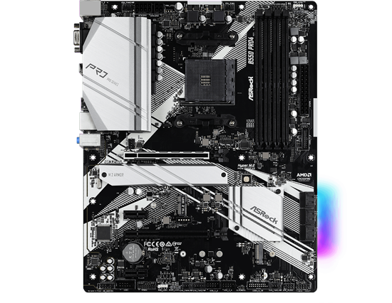 ASRock B550 Pro4 3rd Gen AMD Ryzen ATX Motherboard