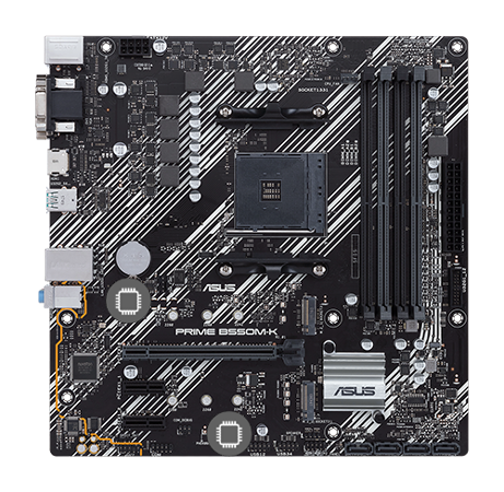 ASUS AMD B550 PRIME B550M-K Micro-ATX Motherboard LN108177 | SCAN UK