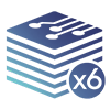 Six Layered PCB design