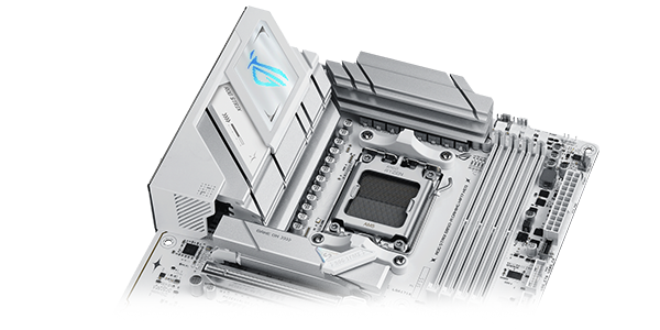 VRM heatsink array.
