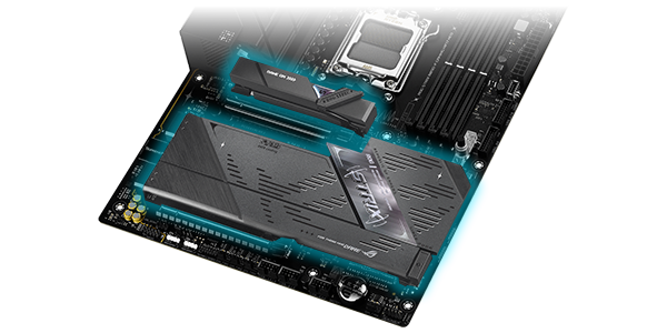 M.2 backplate and heatsink design.