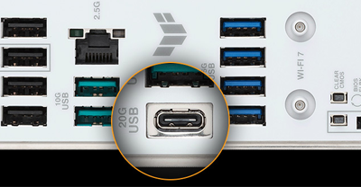 Rear USB 10Gbps Type-C®