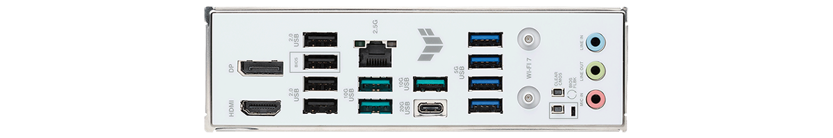 Rear panel I/O