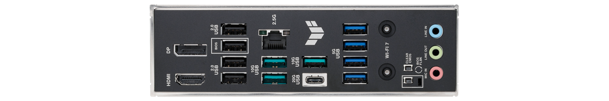 Rear panel I/O