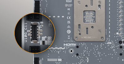 Front USB 20Gbps Type-C®s