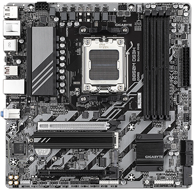 Gigabyte B850M mATX Motherboard for AMD Ryzen 7000, 8000 & 9000 Series Processors