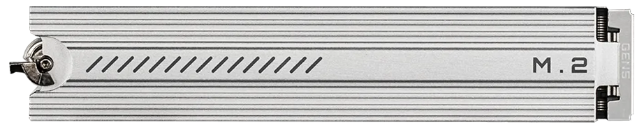 PCIe Gen5 M.2 22-80/110 Slot with Heatsink