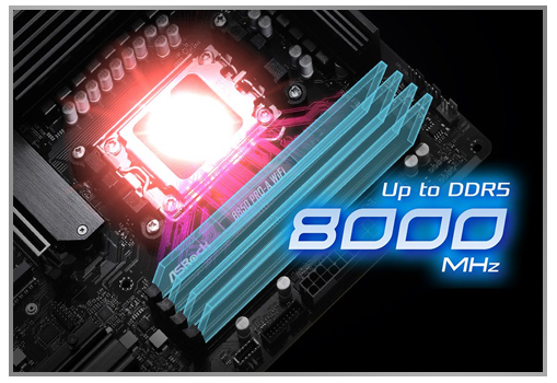 8000+ MHz Memory Transfer; AMD EXPO Support