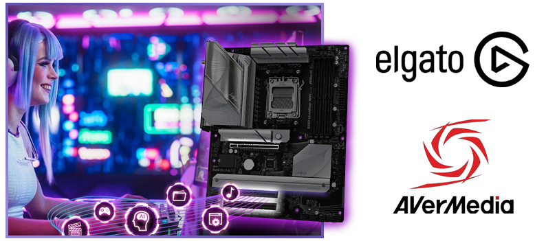 Streaming Motherboard, Motherboard for Streaming, Elgato, AVerMedia, Capture Card Support