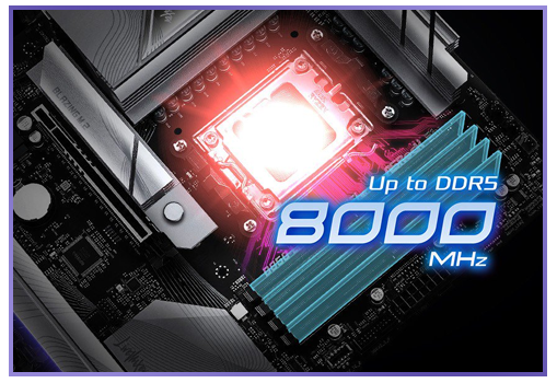 8200+ MHz Memory Transfer; AMD EXPO Support