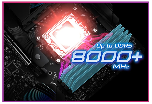 8000+ MHz Memory Transfer; AMD EXPO Support