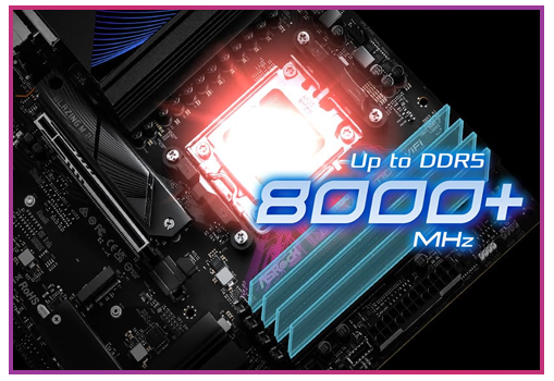 8000+ MHz Memory Transfer; AMD EXPO Support