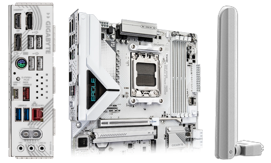 Gigabyte AMD B850M EAGLE WIFI6E ICE mATX Motherboard LN165758