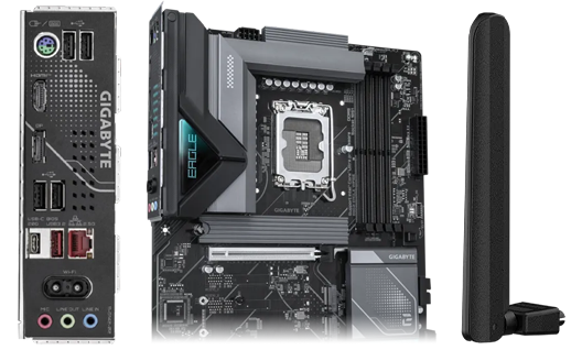 B850M DS3H Connectivity & Networking Options